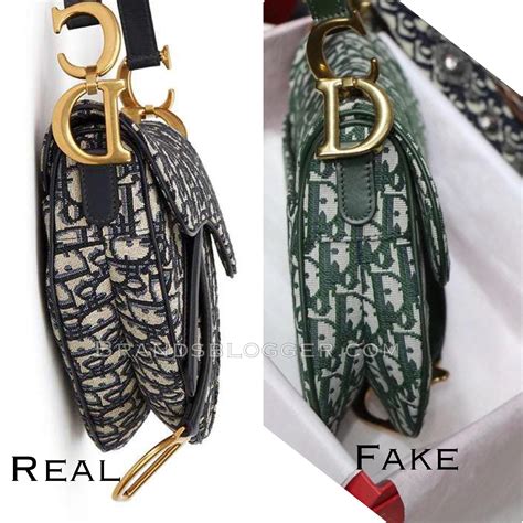 authentic vs fake dior saddle bag|knockoff dior saddle bag.